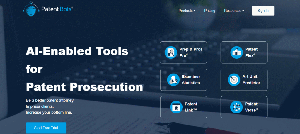 ai patent drafting tools comparison
